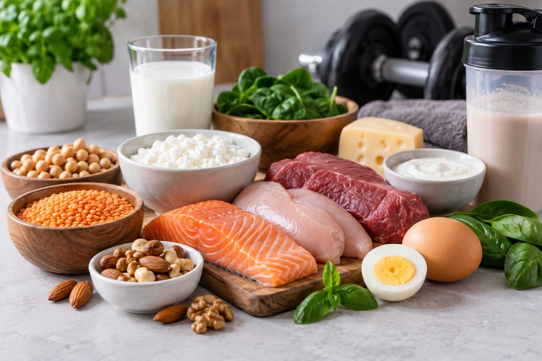 Produkty bogate w białko – zdrowa dieta i budowa mięśni