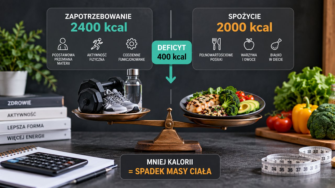 Deficyt kaloryczny podczas odchudzania – zapotrzebowanie i spożycie kalorii