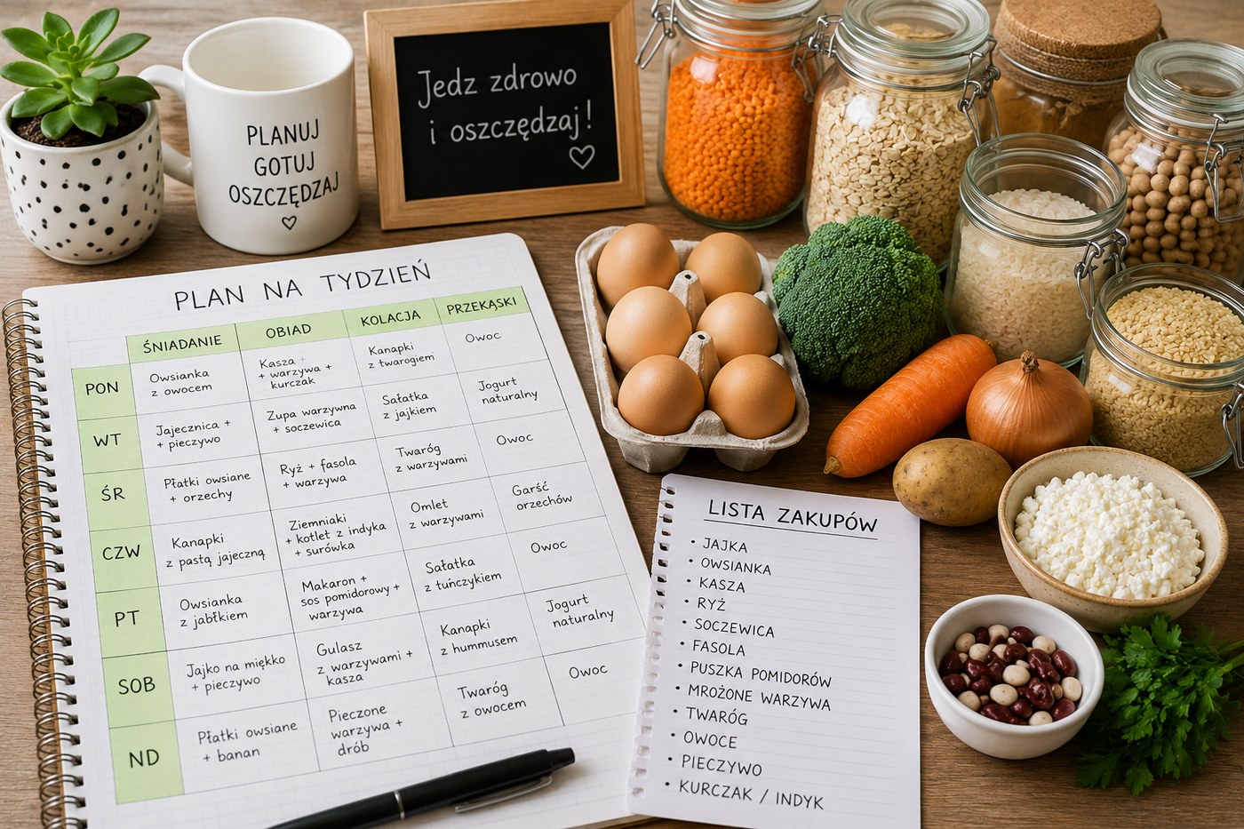 Planowanie taniej i zdrowej diety dla początkujących